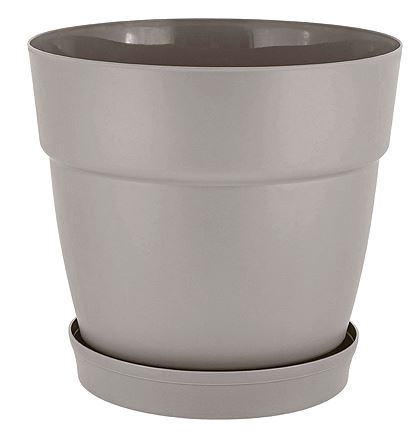 Горшок для цветов InGreen Villa de Fiori, фикс.поддон 26л, D380мм, на колесиках,французский платан